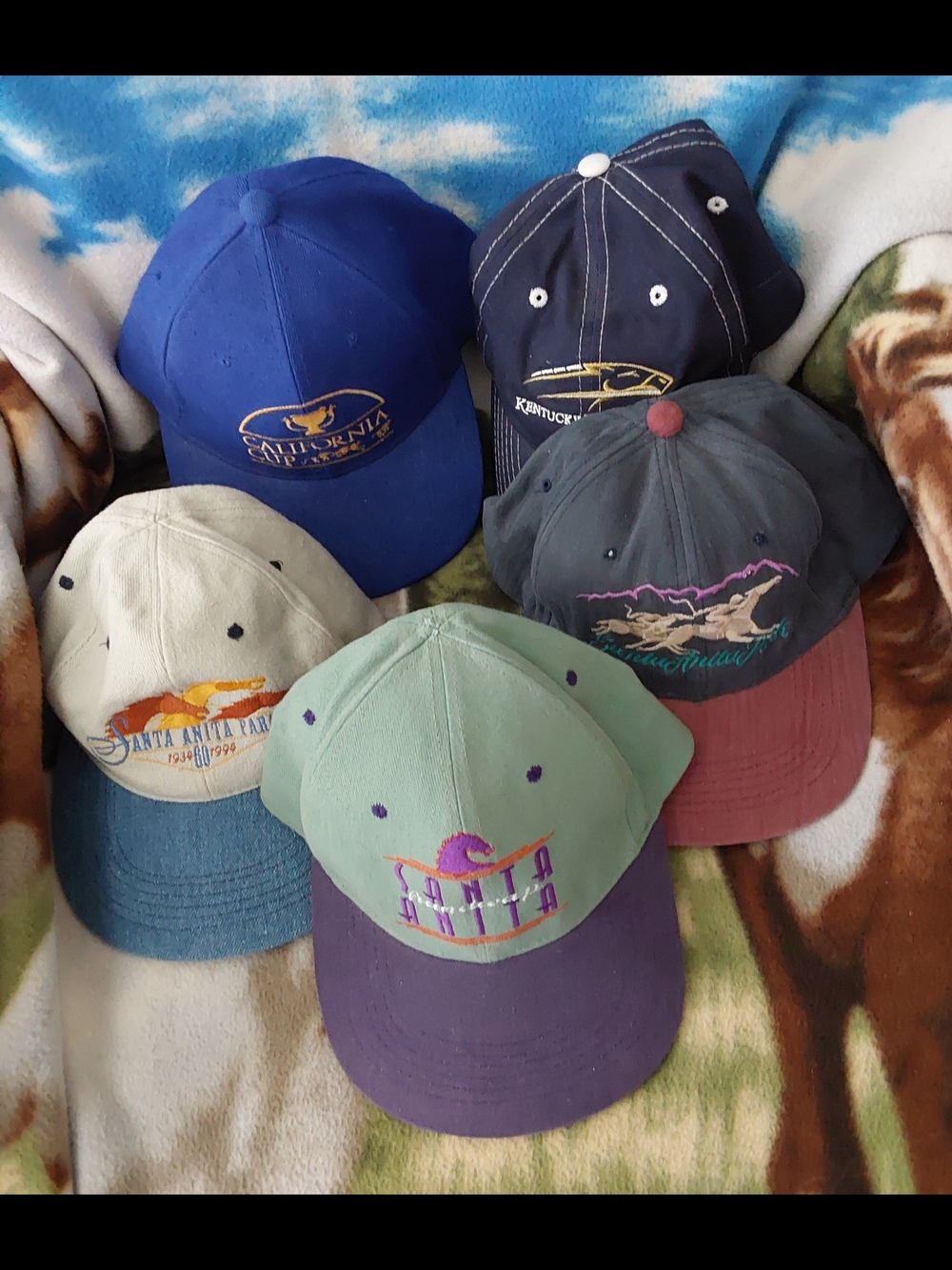 Men's Adjustable Baseball Caps - Navy, Yellow, Mint, Purple, Blue, Pink